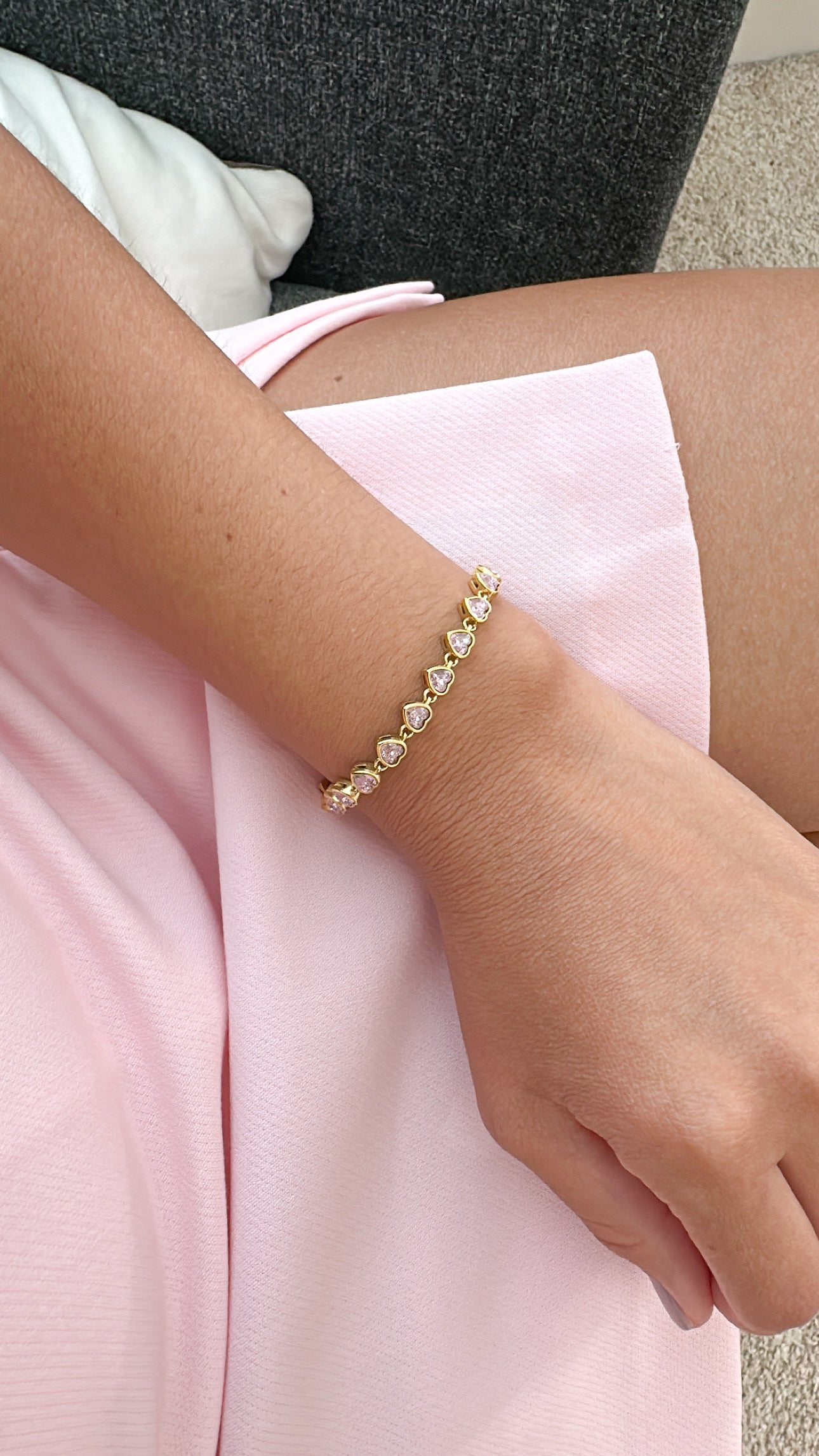 Pulsera Corazón Rosita