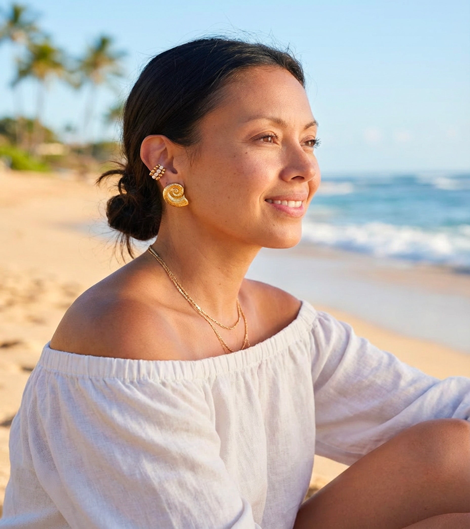 Aretes Concha de Mar