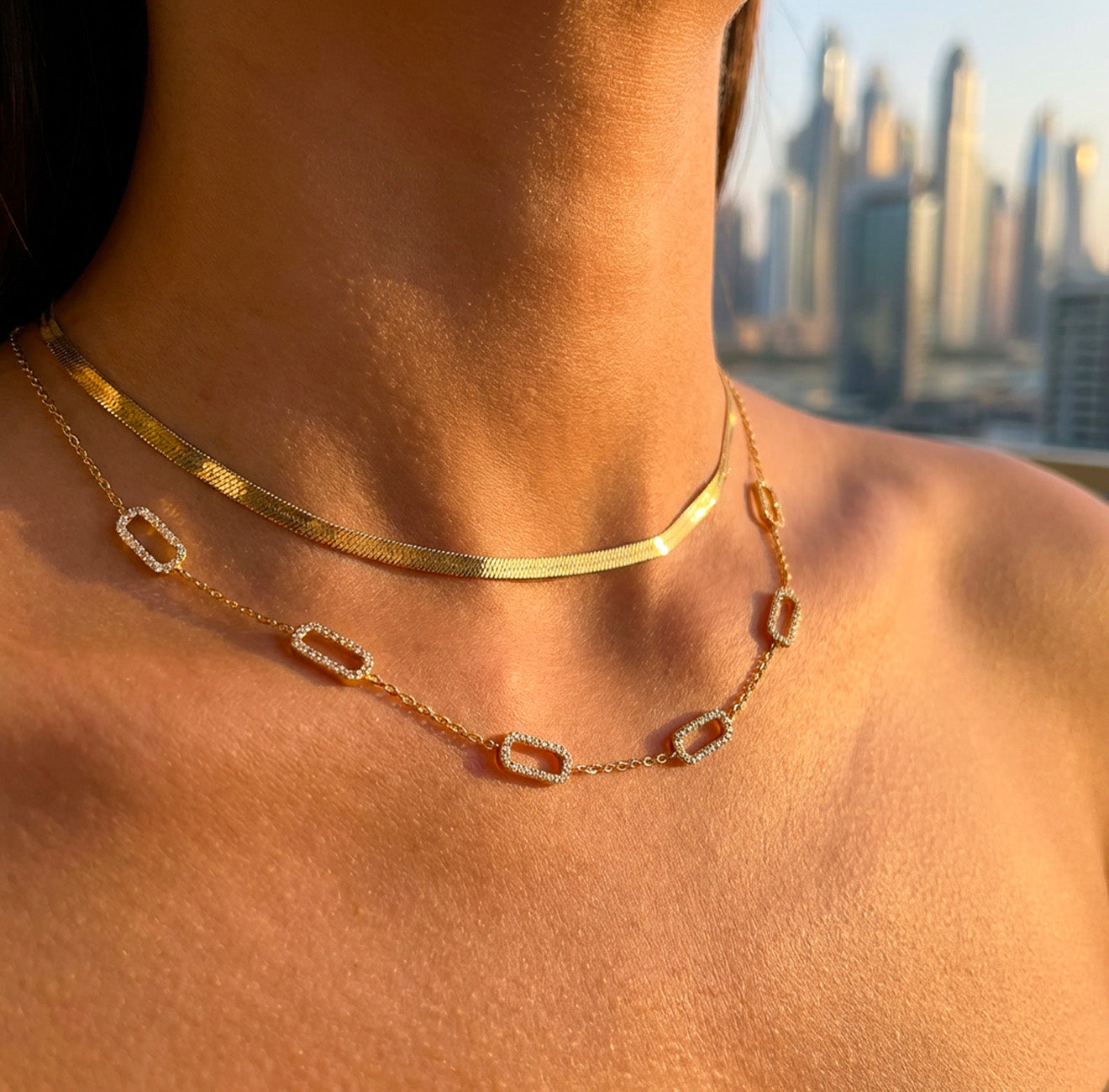 Collar Clips Brillantes