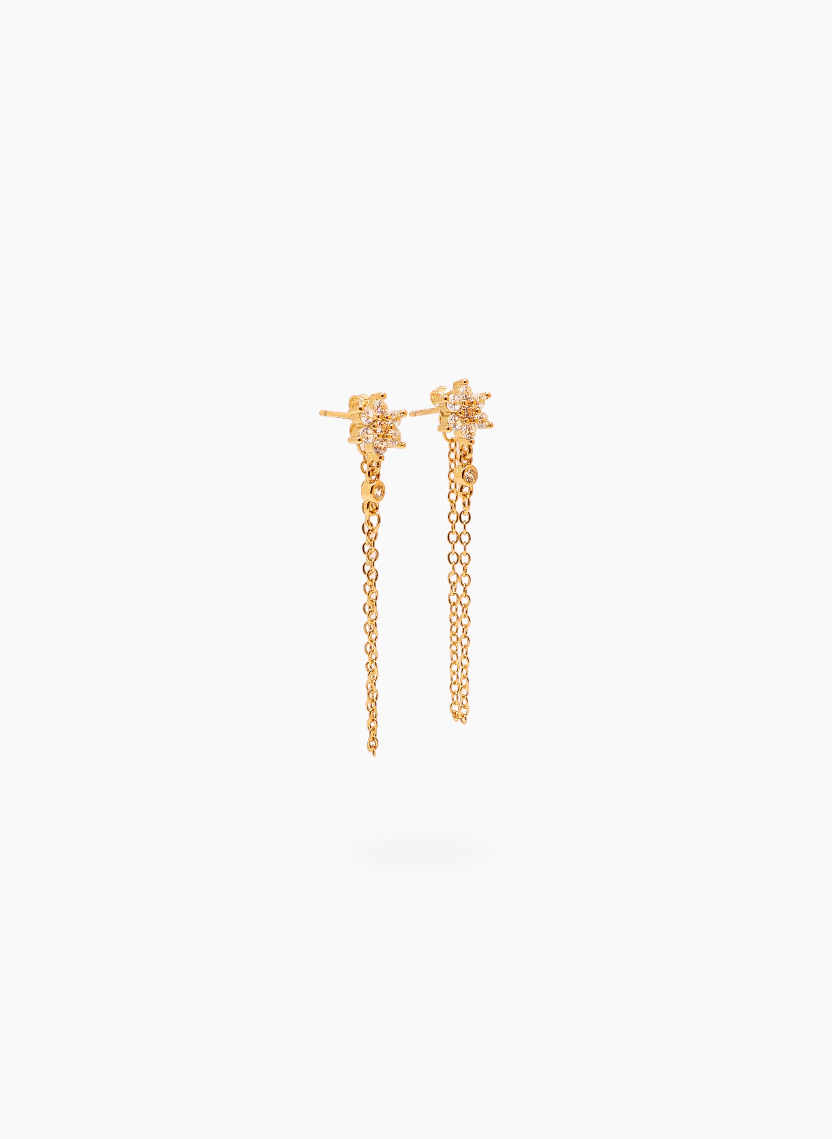 Aretes Cadena Corazón