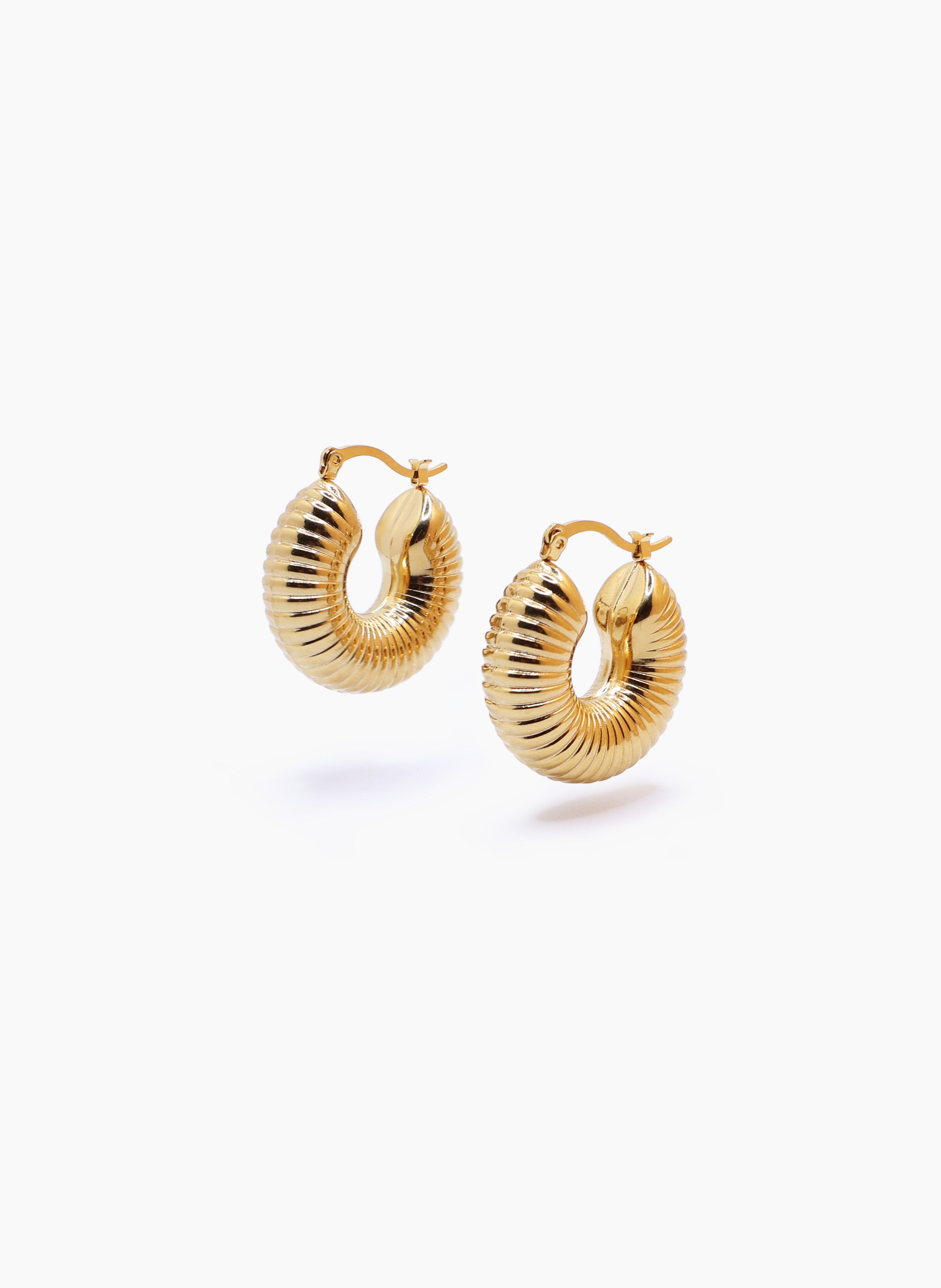 Aretes Chunky Dorado