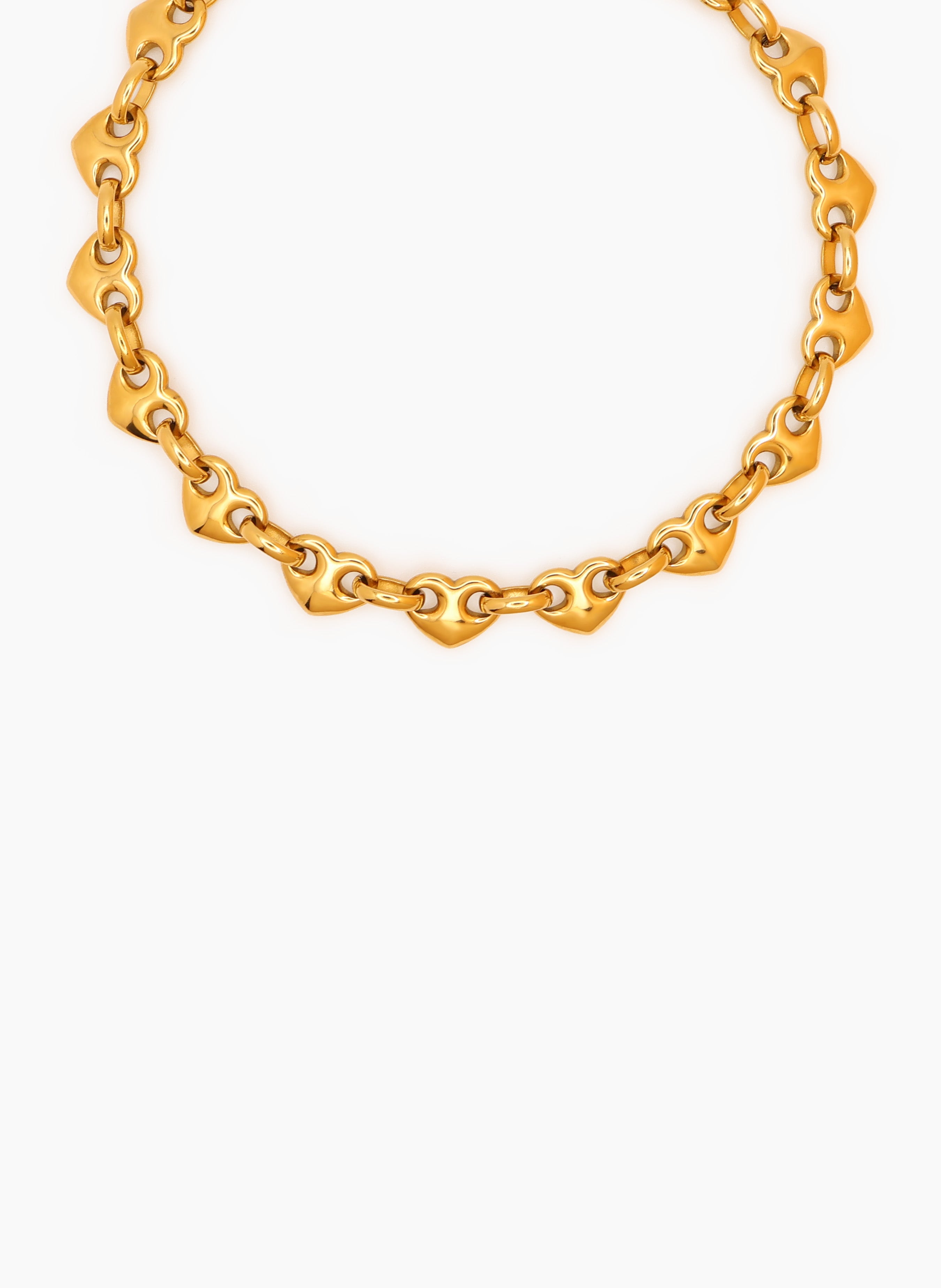 Golden Hearts Necklace