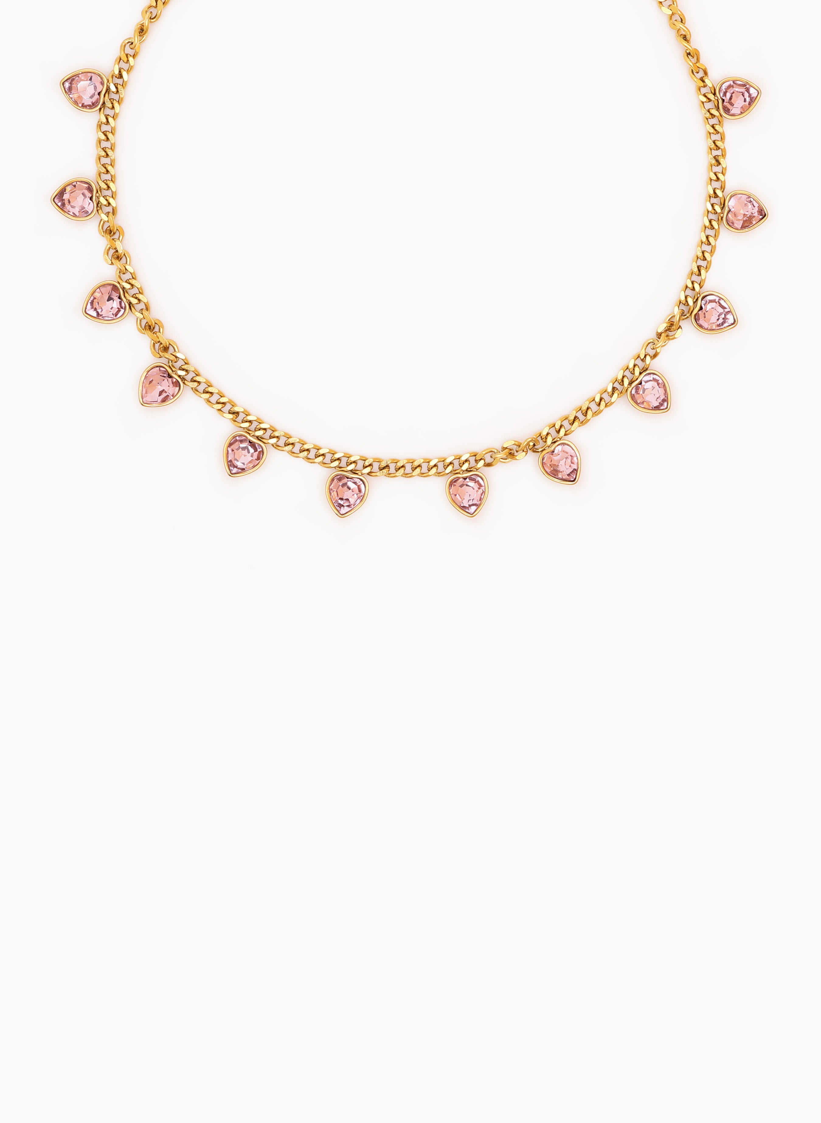 Pink Hearts Necklace