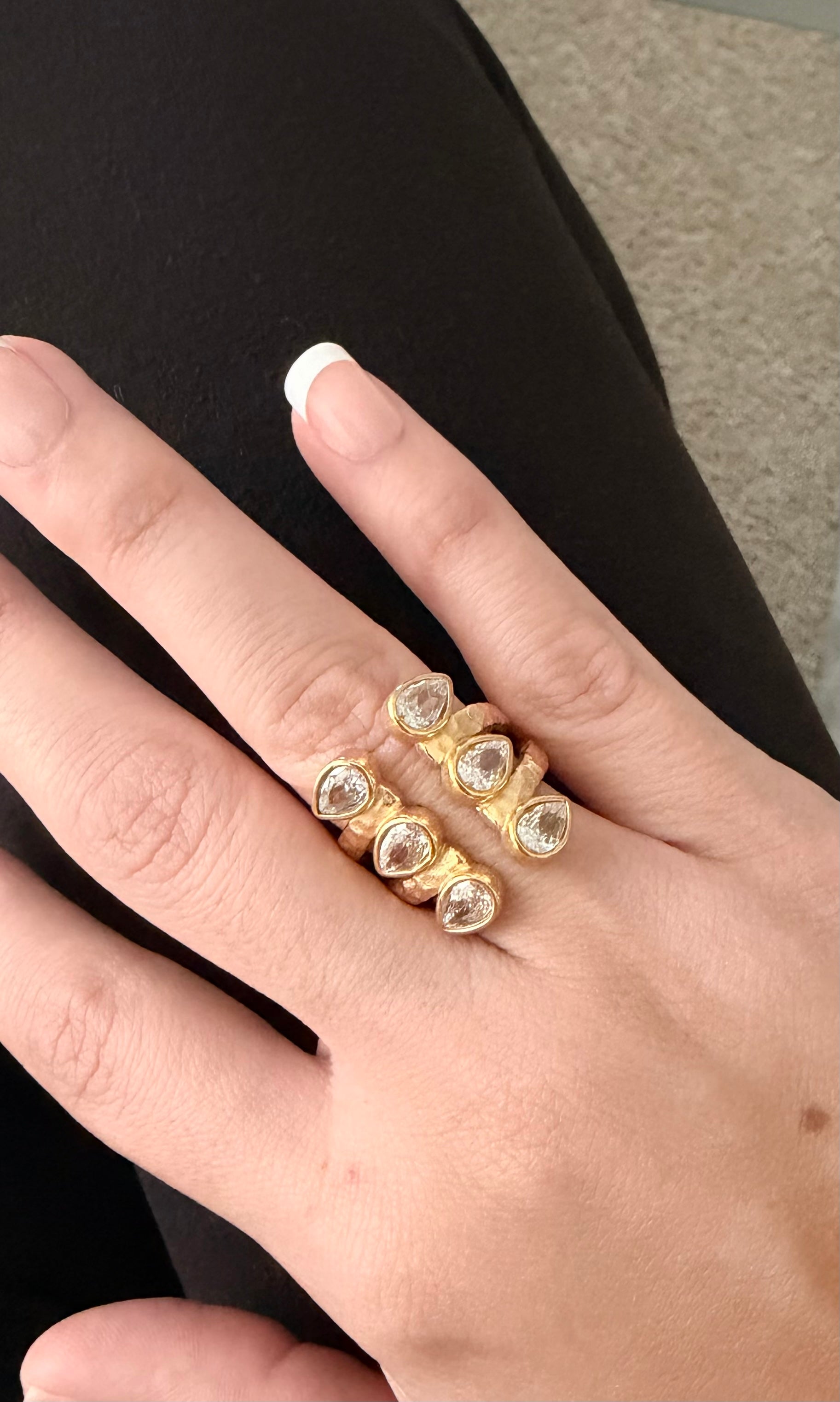 Anillo Cristales Clear