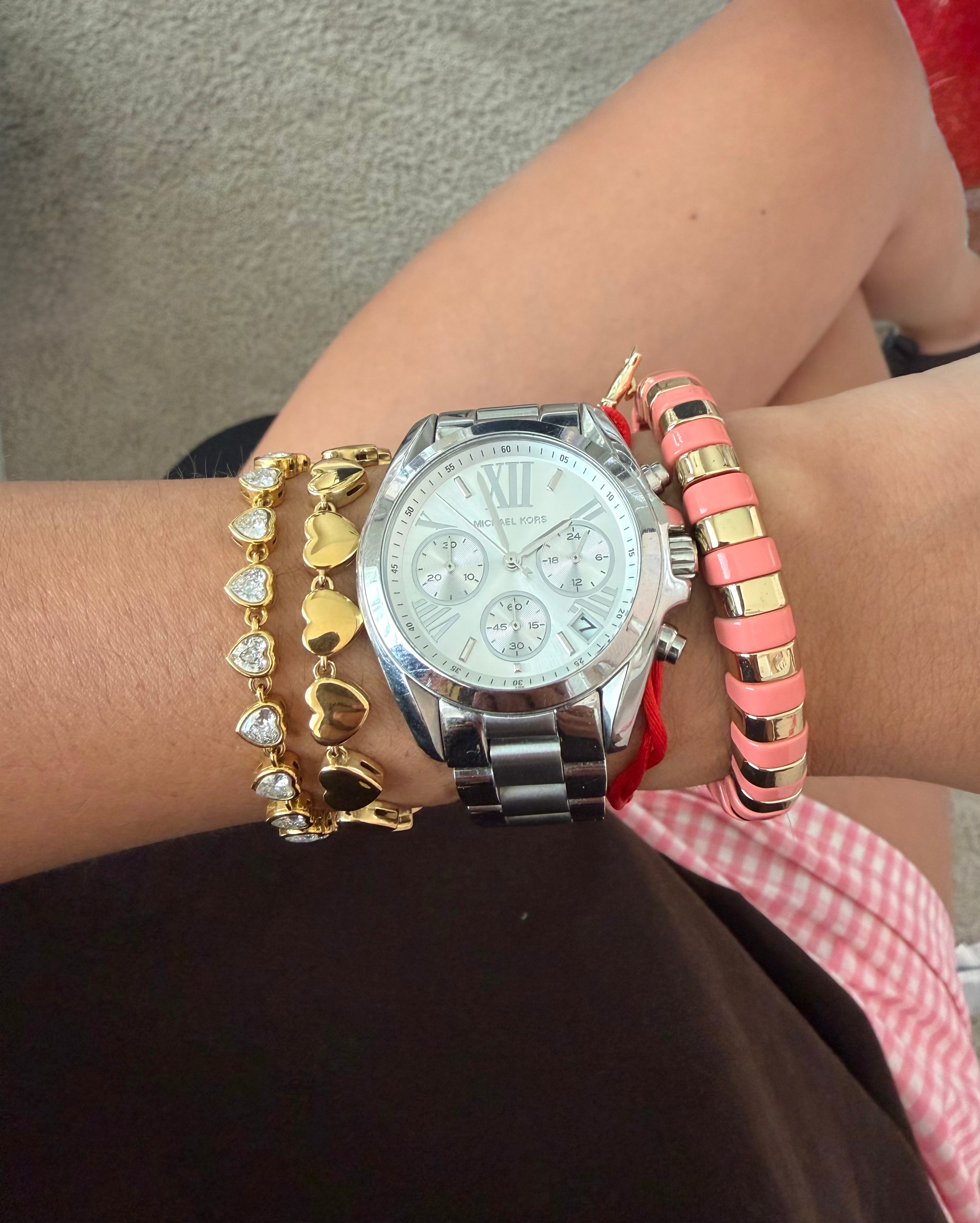 Pulsera Corazón Dorado
