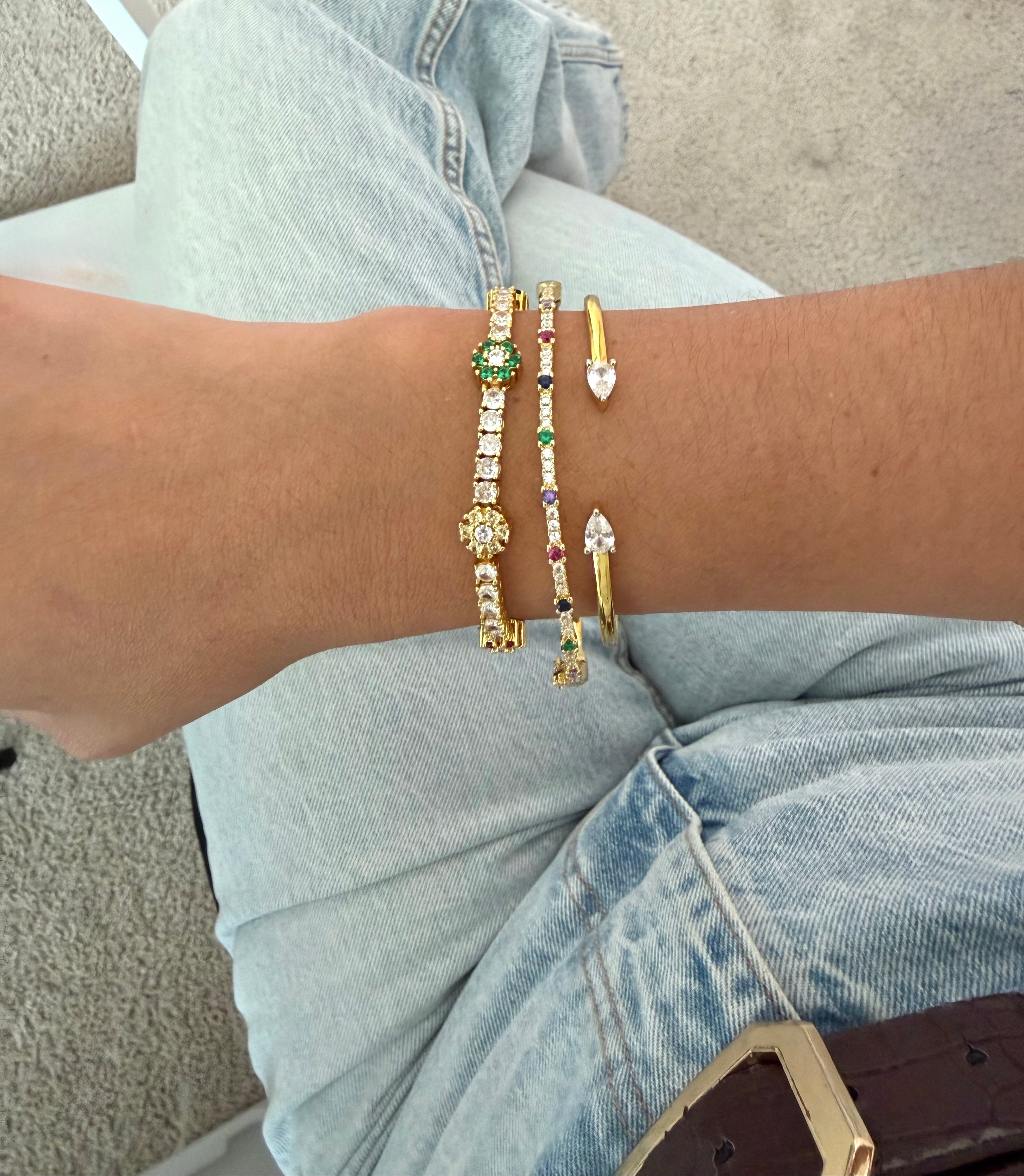 Pulsera Flores de Colores