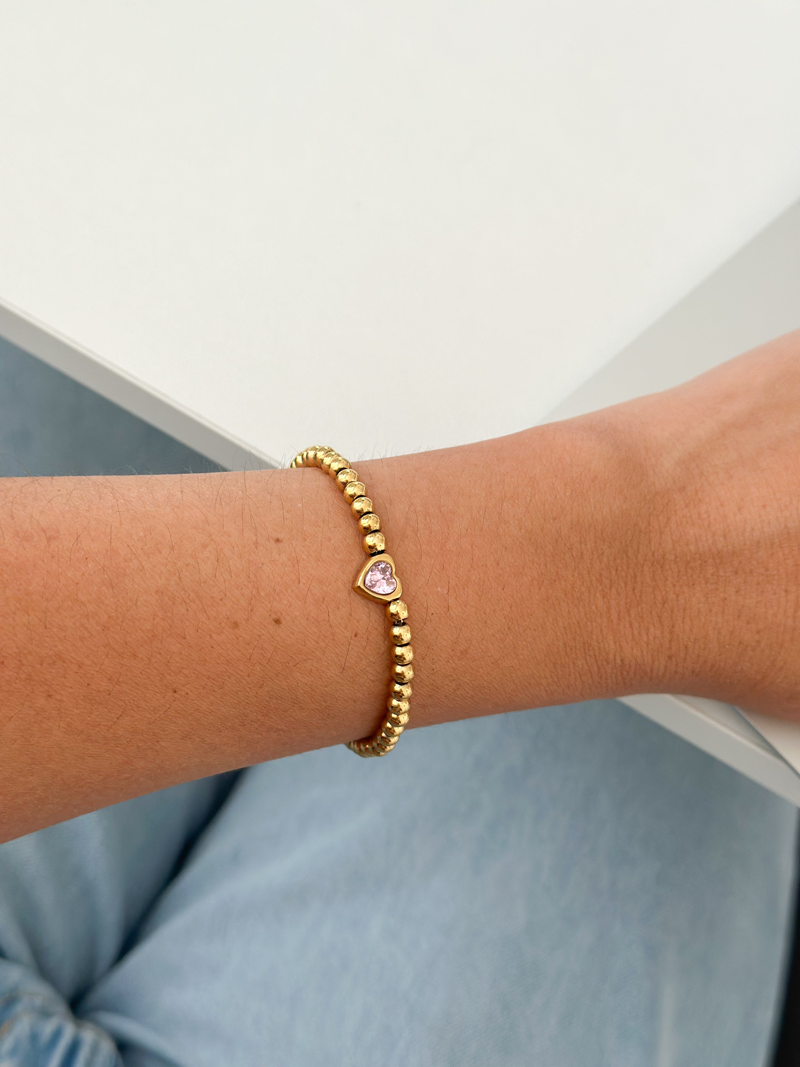 Pulsera Balines Rosa