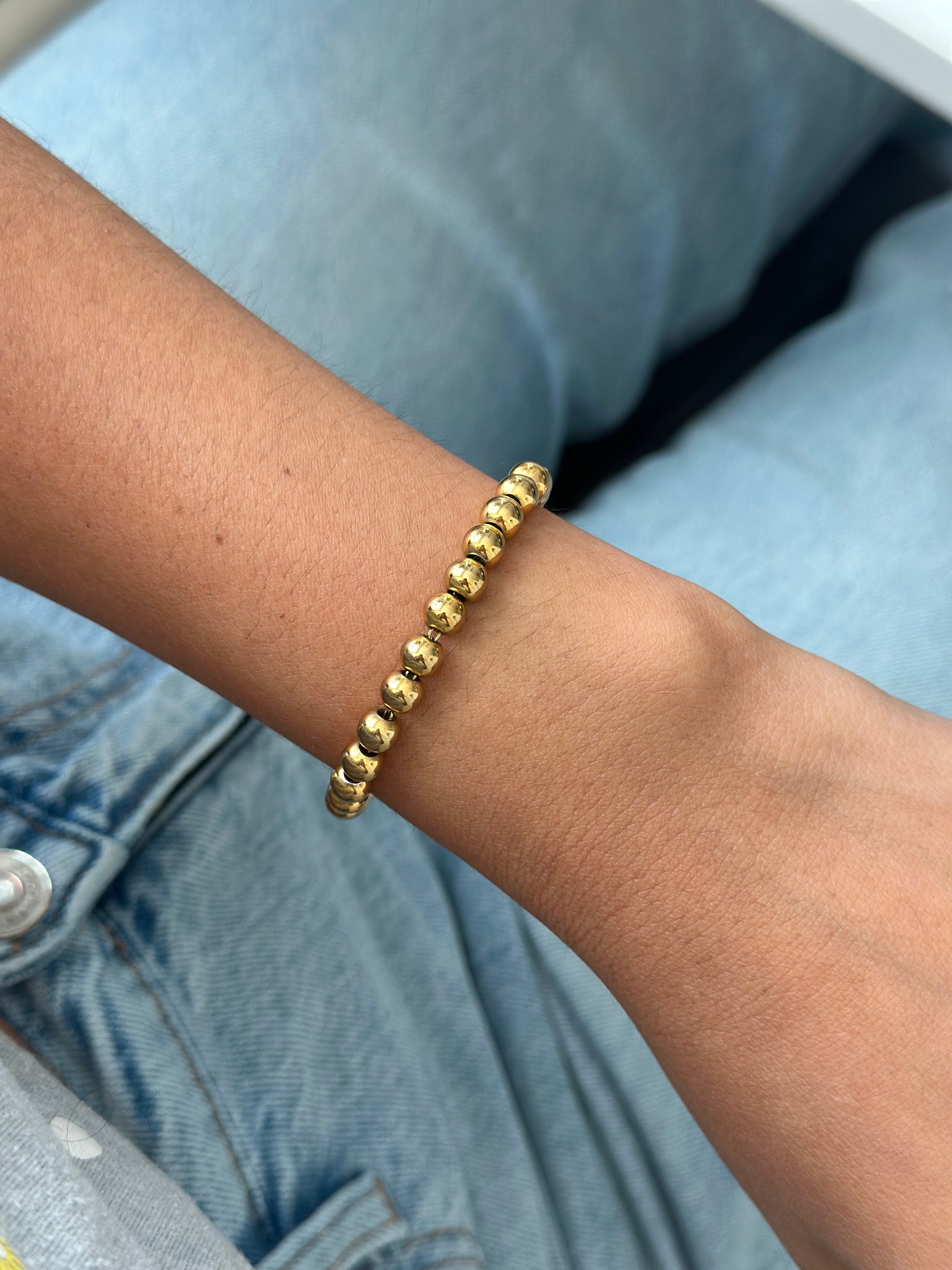 Pulsera Balines Dorados