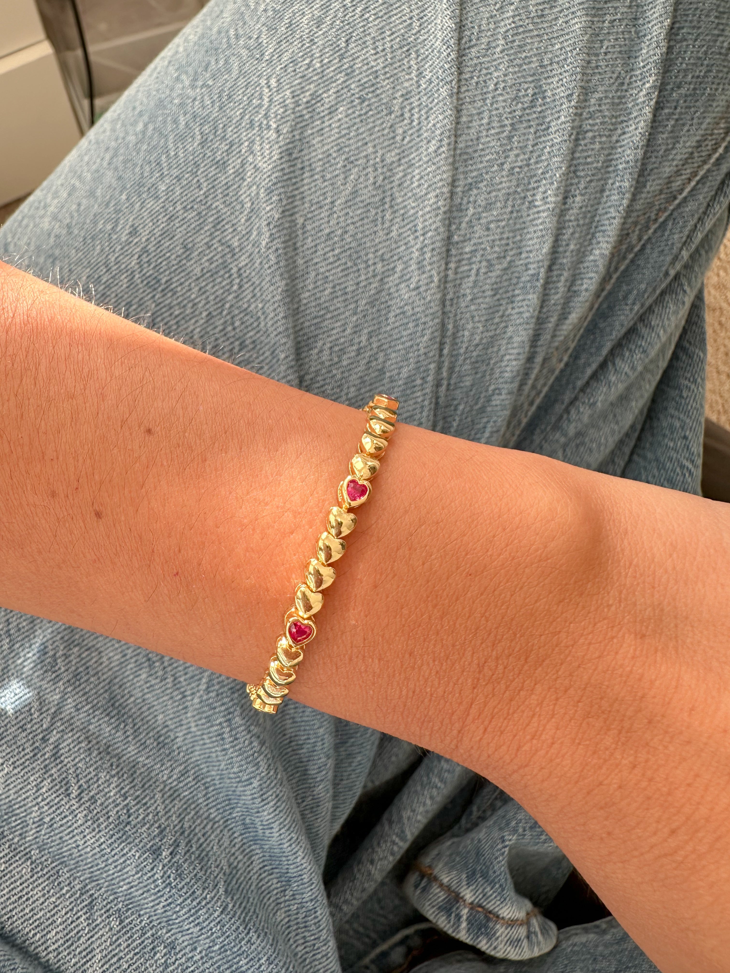 Pulsera Mini corazones