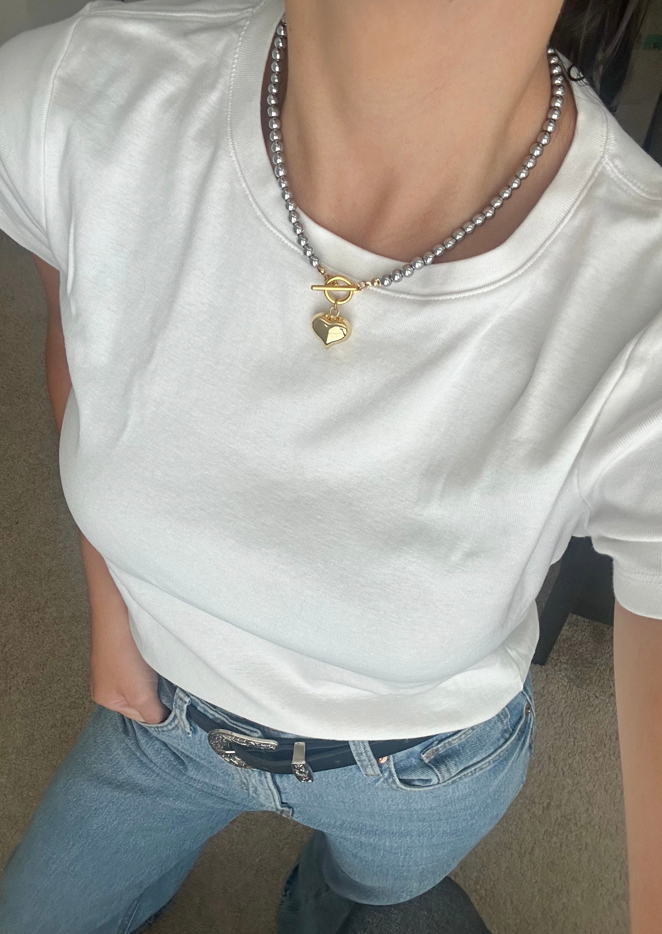 Collar Corazón Dorado