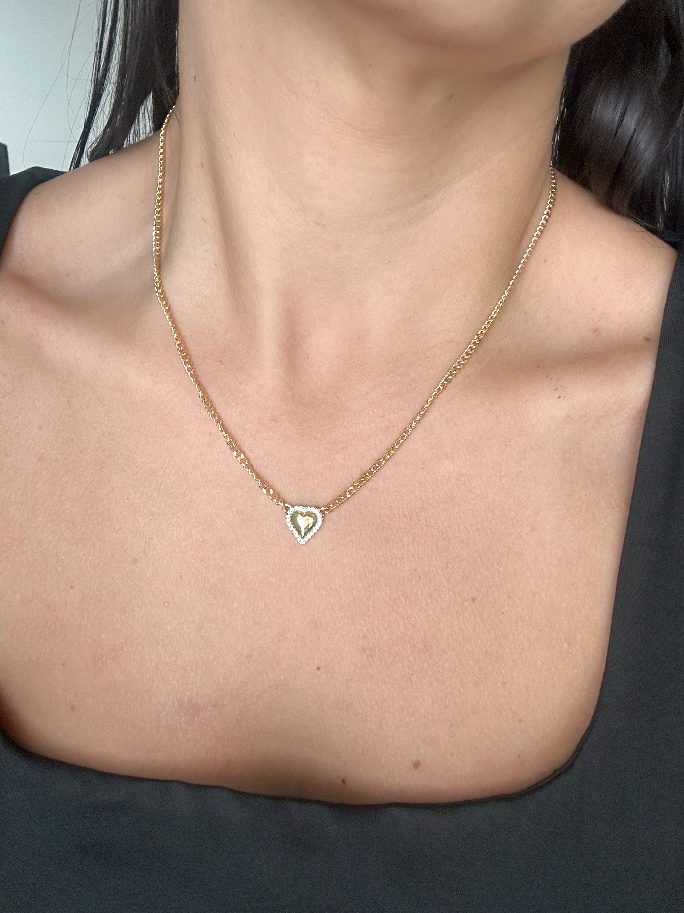 Collar Corazón Dorado