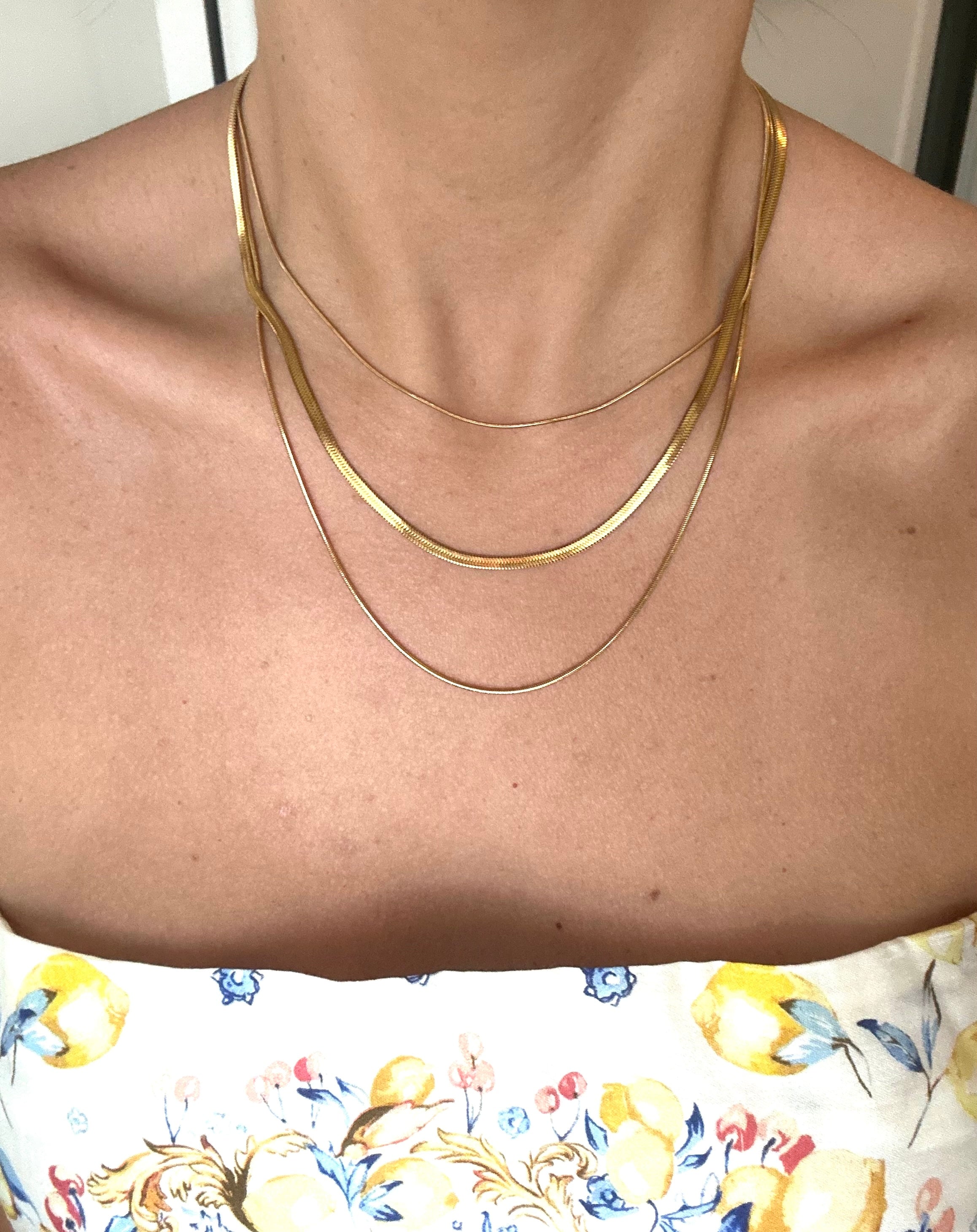 Collar Triple Serpiente