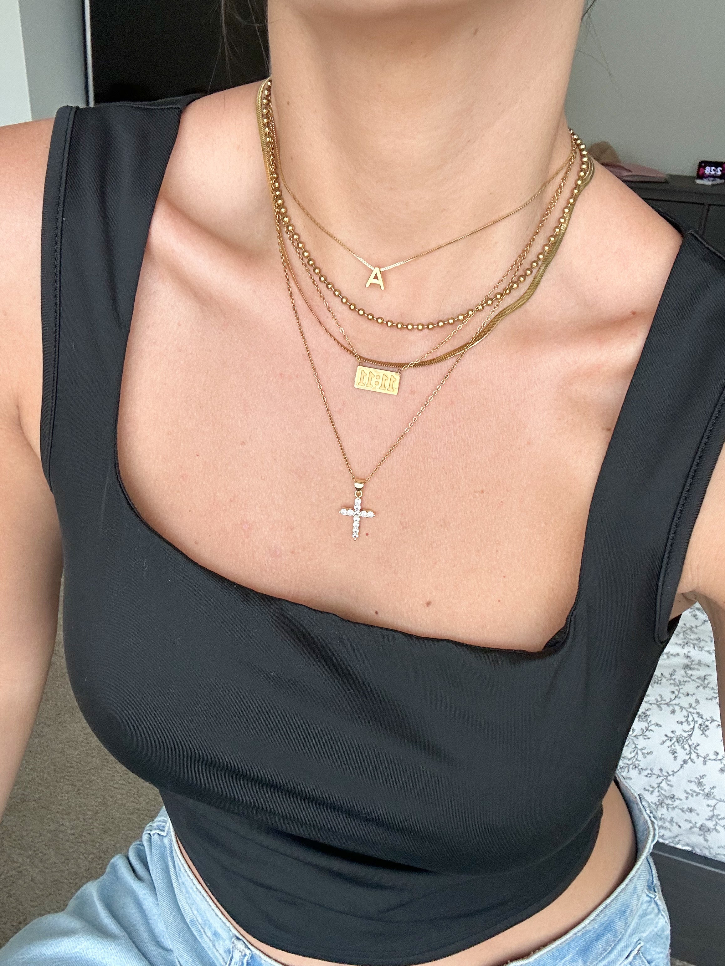 Sparkling Cross Necklace