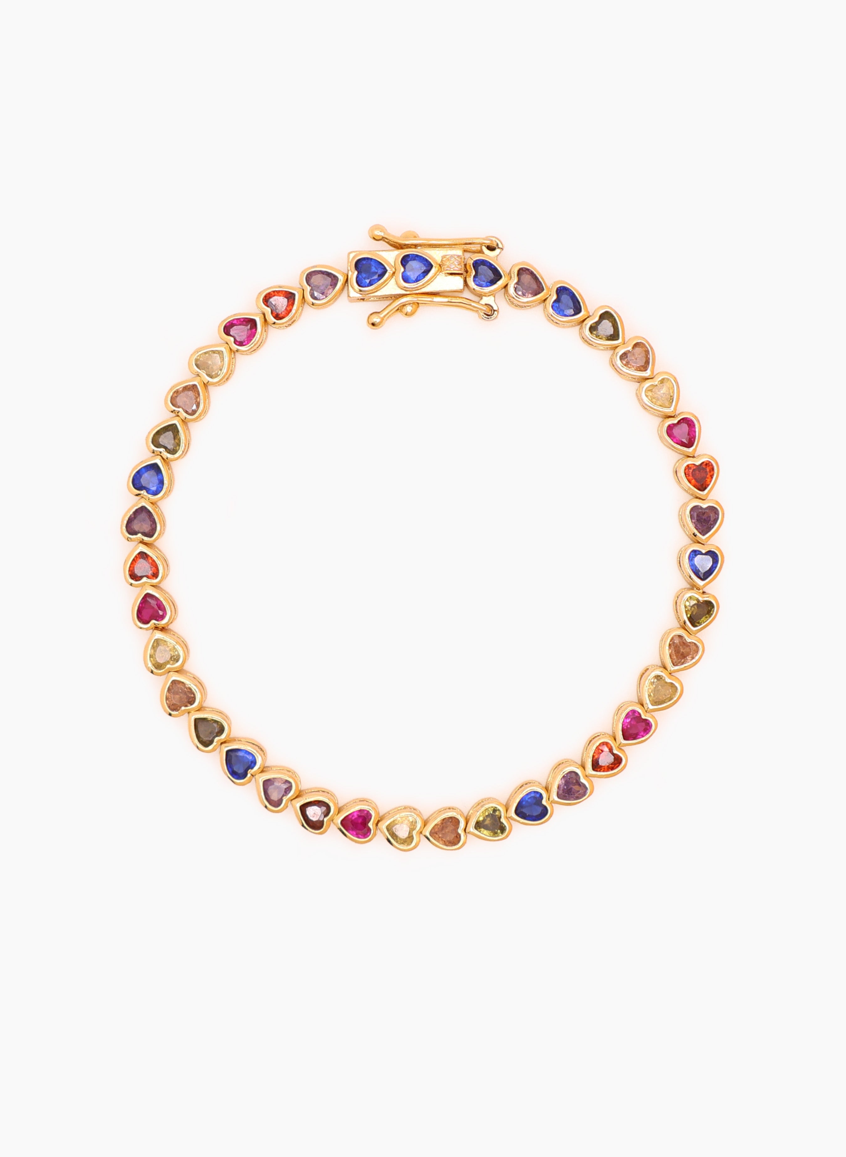 Pulsera Corazones de colores