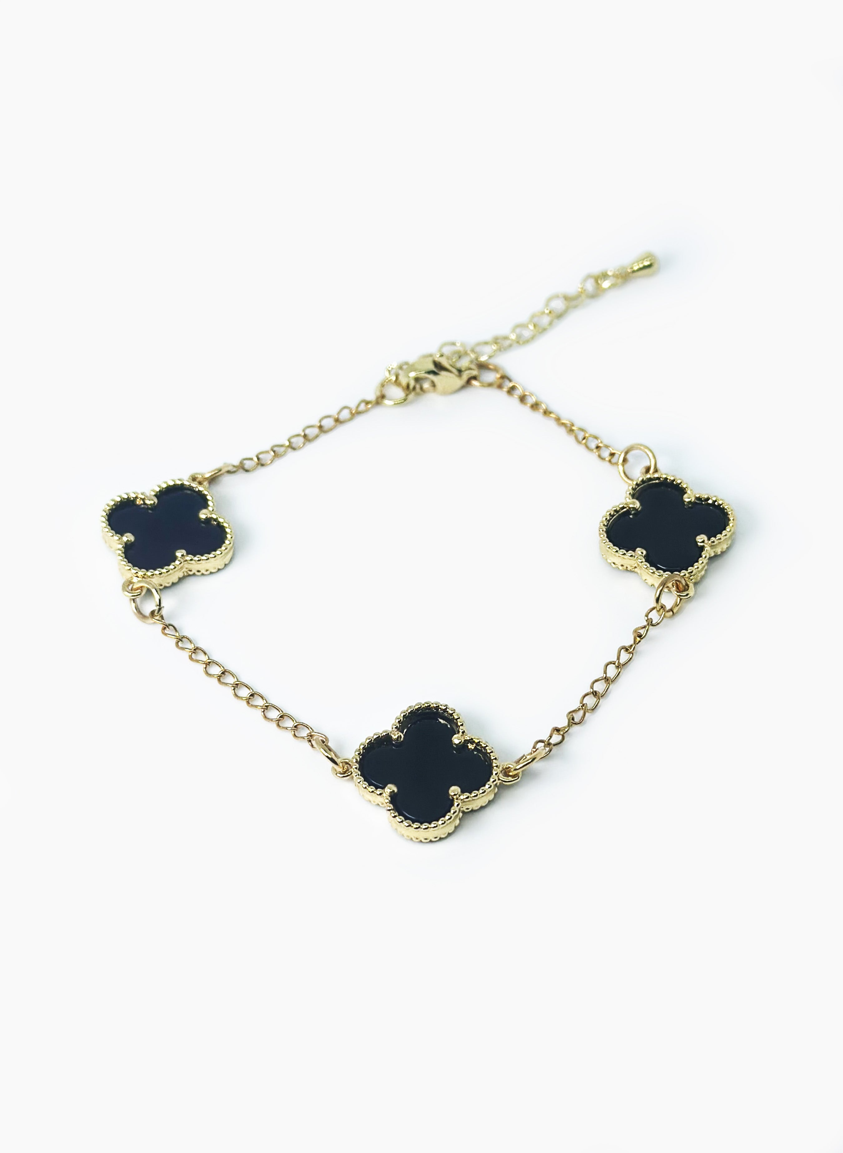 Pulsera Flores Negras