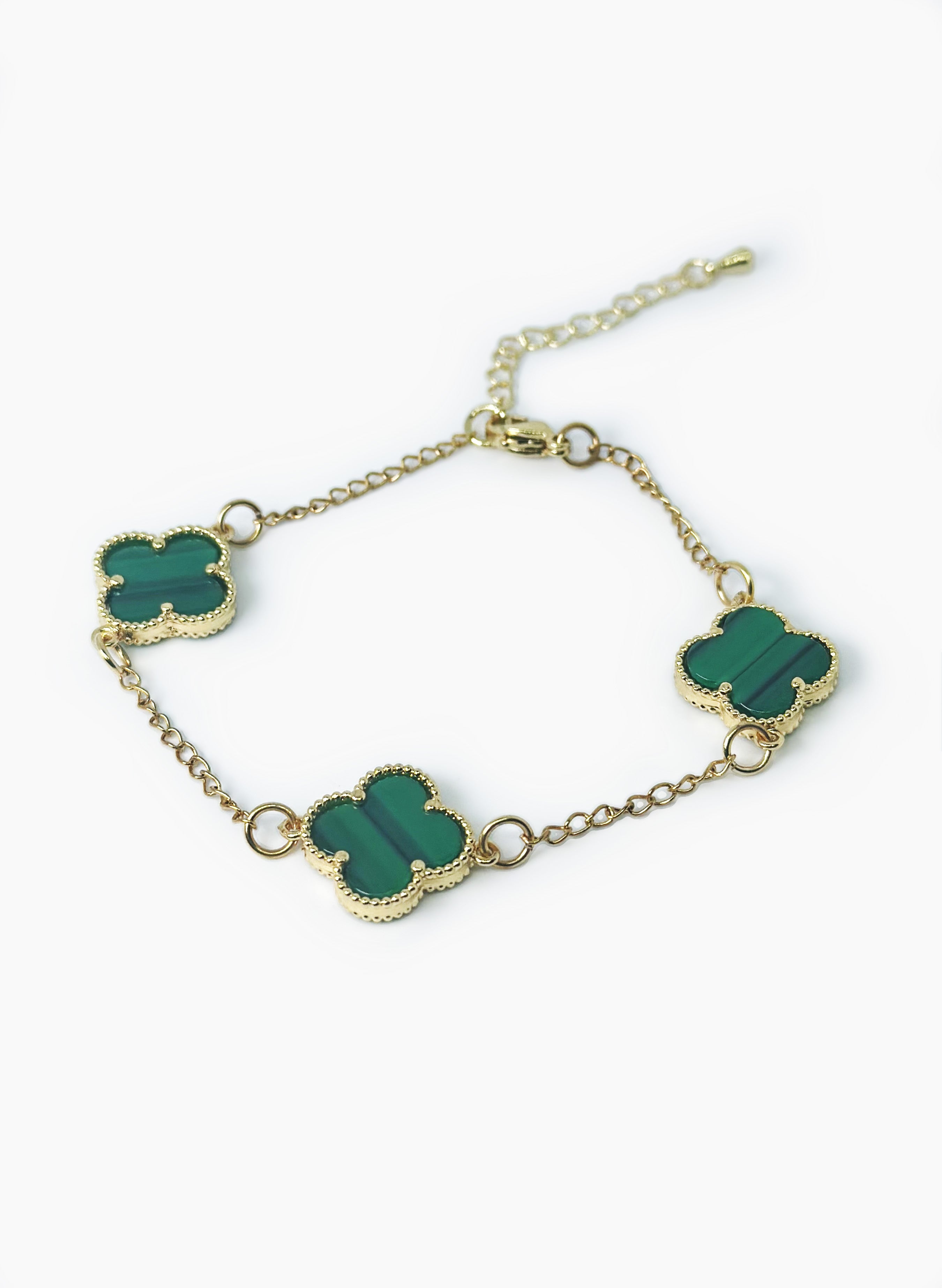 Pulsera Flores Verdes