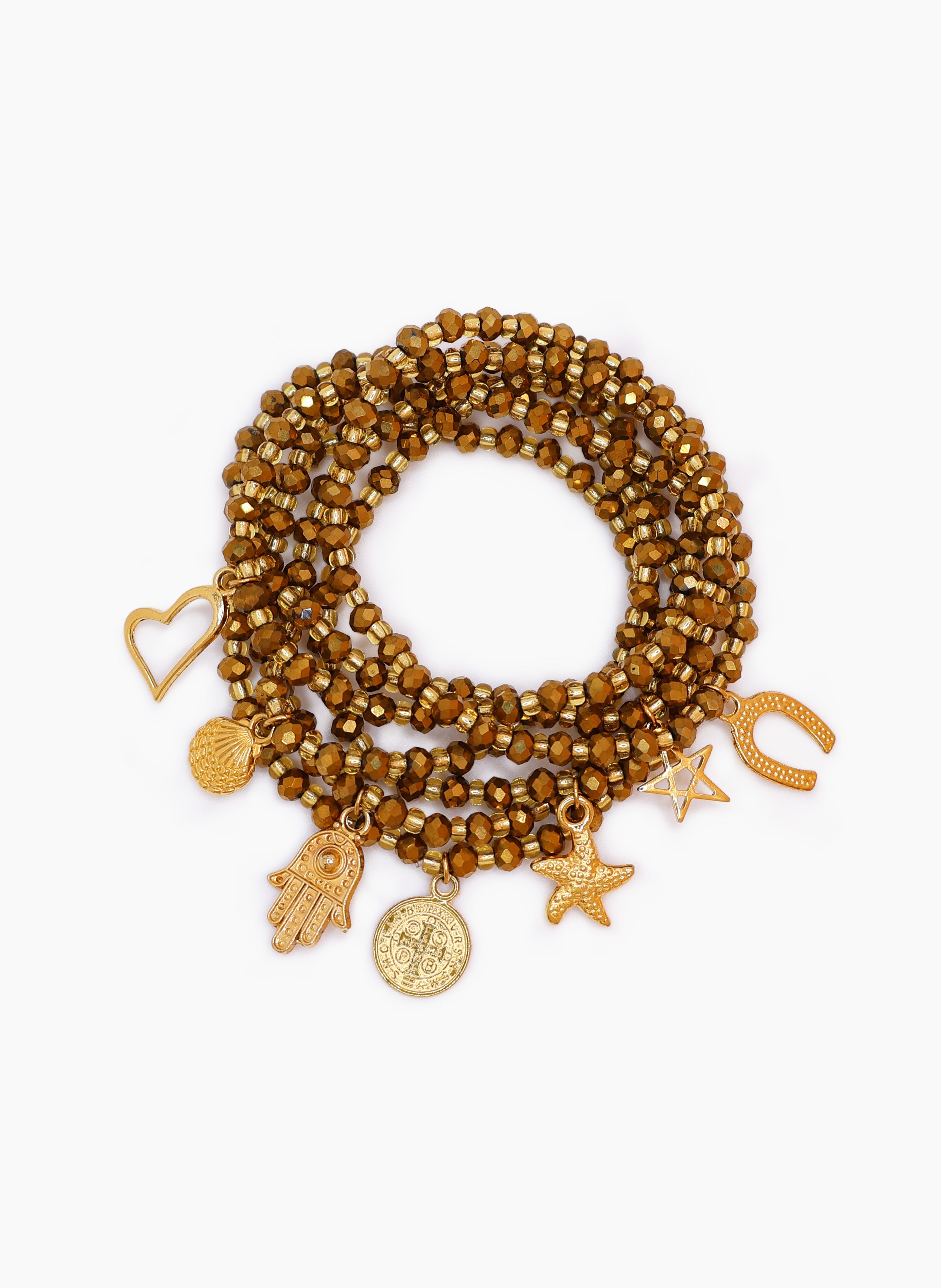 Set de Pulseras Doradas