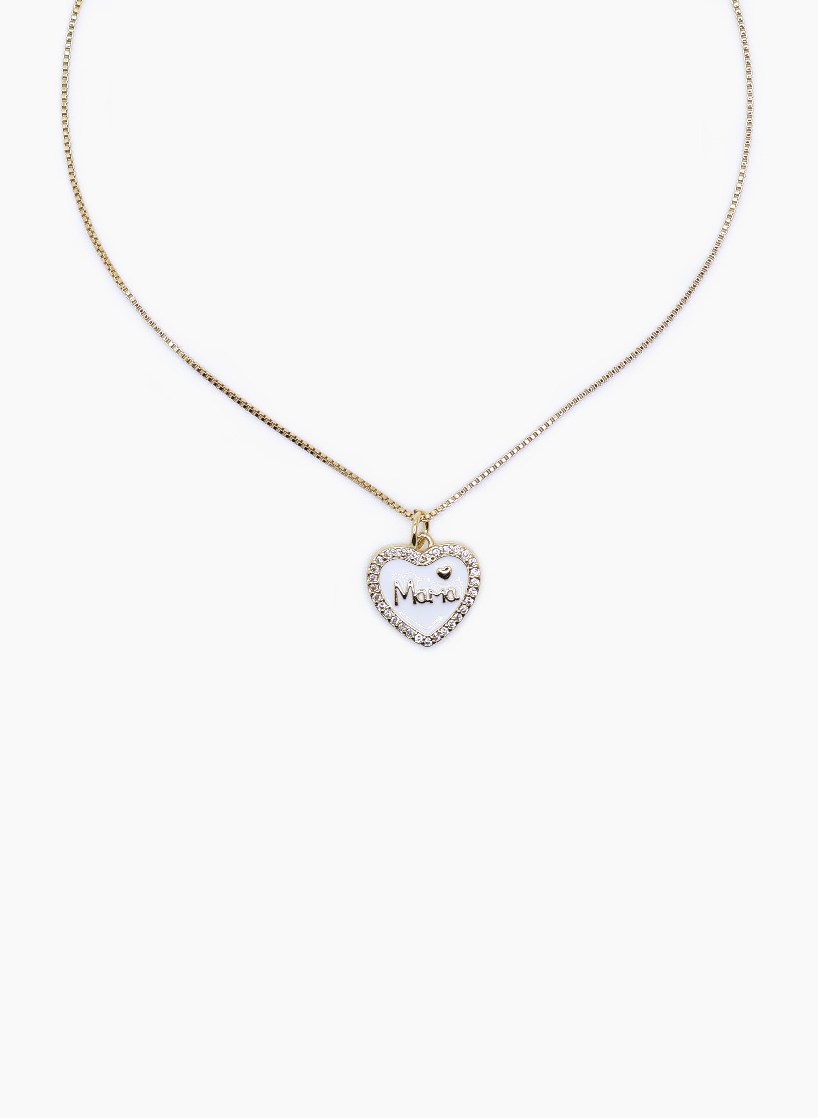 Collar Mamá corazón